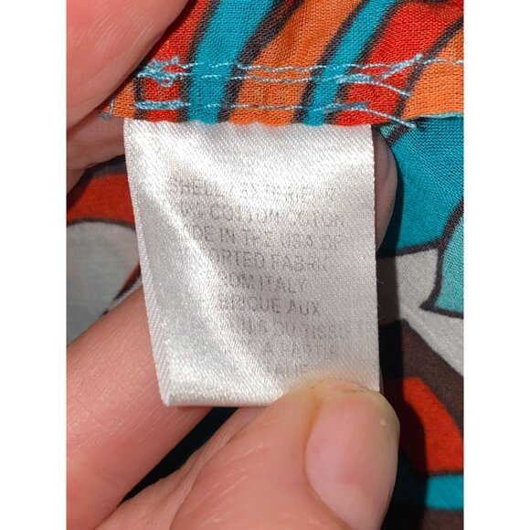 Milly Cabana Womens V-Neck Printed Tunic Cover-Up Dress Size S Multicolor Swimwe - Picture 5 of 8